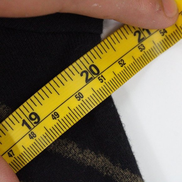 Jess & Jane Shirt Top Womens Black Long Sleeve Art All Over Print Medium M USA - Picture 7 of 8